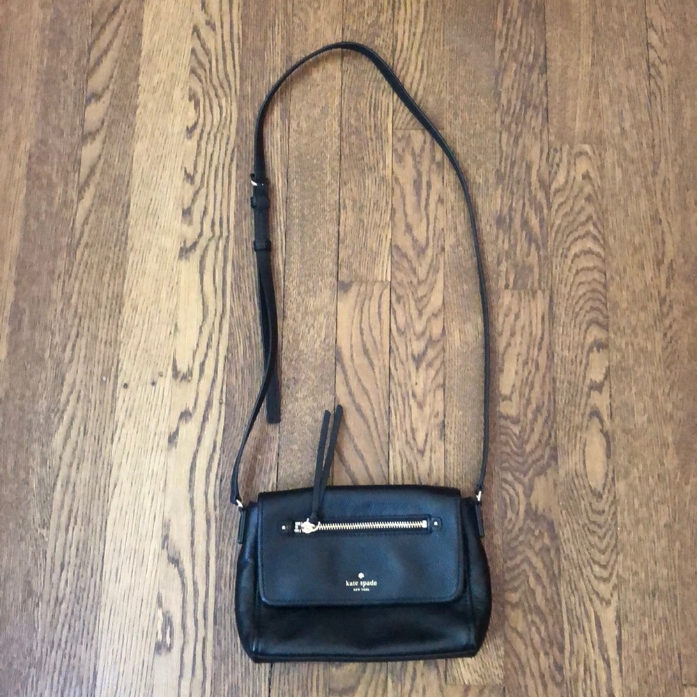 Kate Spade crossbody bag black leather